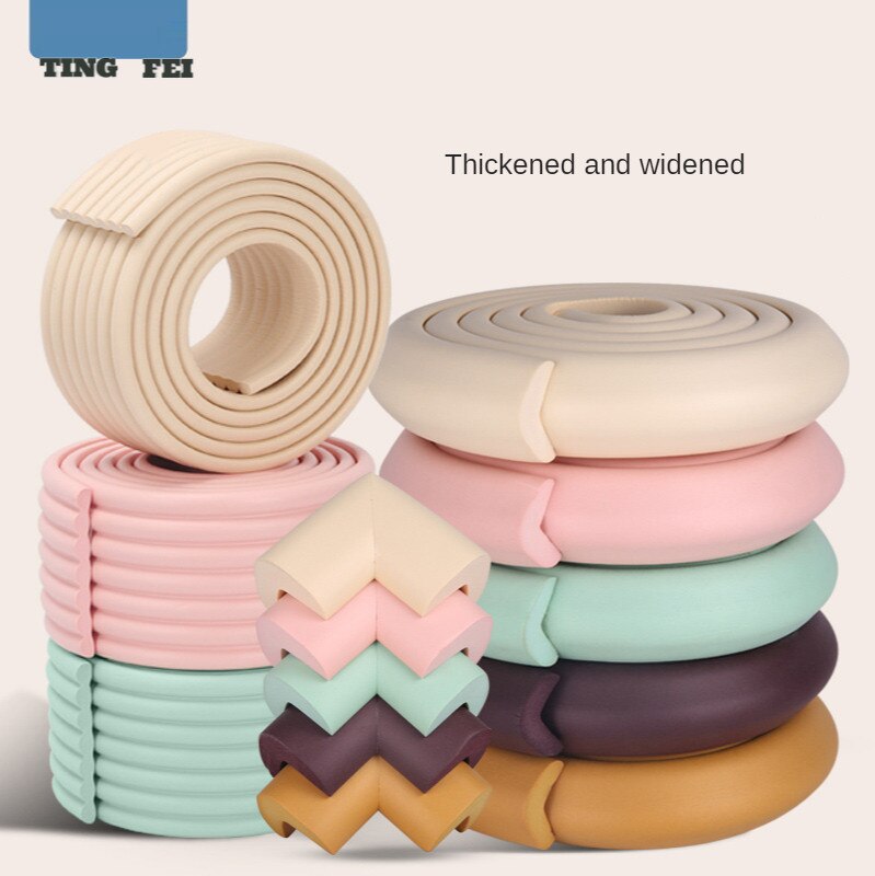Protector de esquina de seguridad para bebé, elemento de seguridad para esquina de los muebles para niño de 2M, cubre ángulos, protectores para las esquinas de las mesas, cinta adhesiva