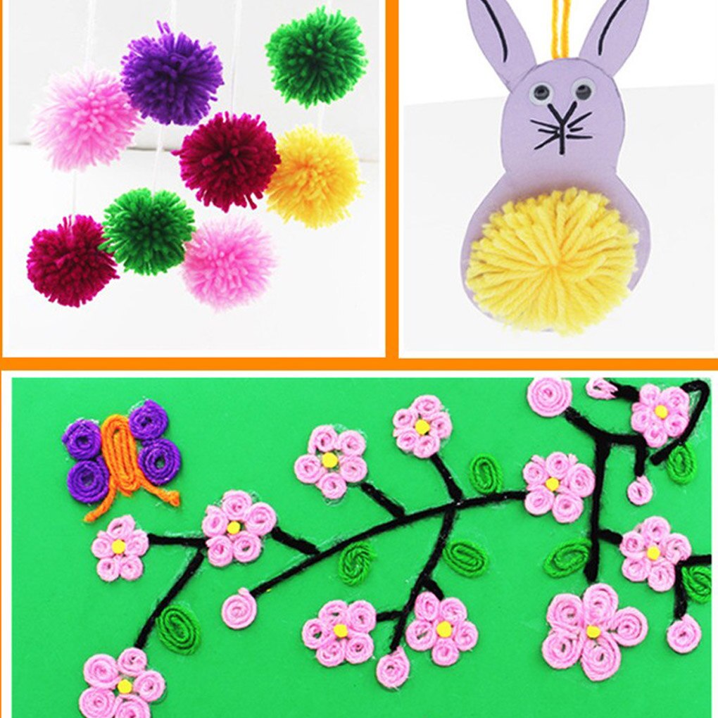 12pcs DIY Knitting Crochet Yarns Yarn Handcrafts Colorful Craft Sewing Thread Crafting Yarn Knitting Thread For Knitting/Crochet