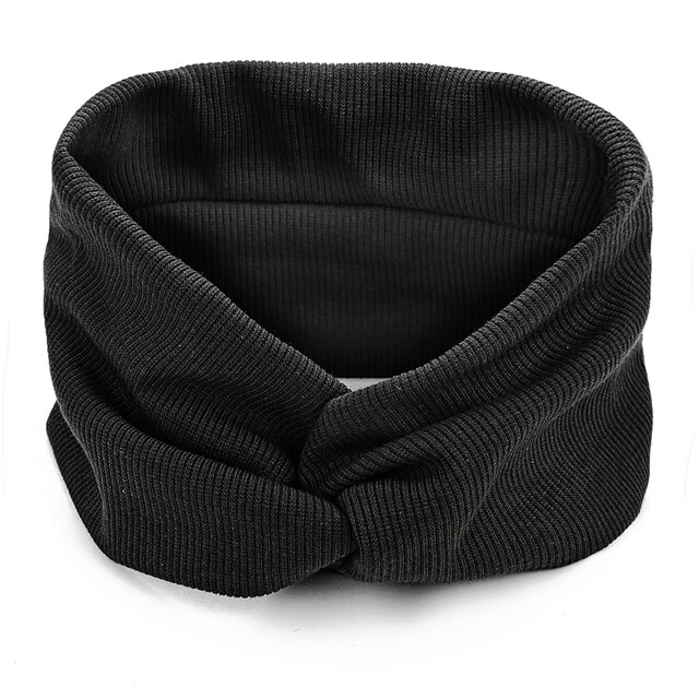 Bandeau d'hiver pour femmes, nœud supérieur, turban, bandeau, accessoire pour cheveux couleur bonbon: 622921