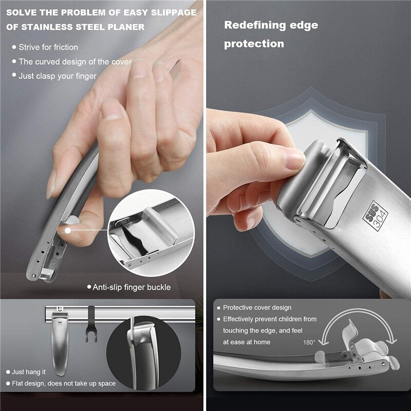 Stainless Steel Vegetable Fruit Peeler Multi-function Potato Carrot Slicer Shred Grater Grapefruit Peeling Knife Kitchen Tools