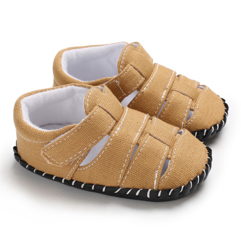 Summer Baby Boys Sandals Newborn Baby Shoes Breathable Anti-Slip Hollow Baby Sandals Toddler Soft Soled Beach shoes