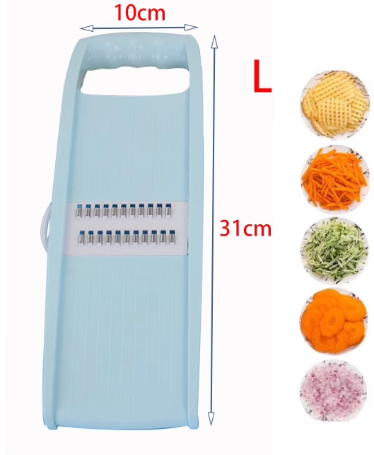 5/7 in1 Gemüse Obst Schneidemaschine Multifunktionale Manuelle Lebensmittel Reibe Cutter Kartoffel Haushalt Zerhacker Küche Veggie Dicer Spielereien: Licht Grün