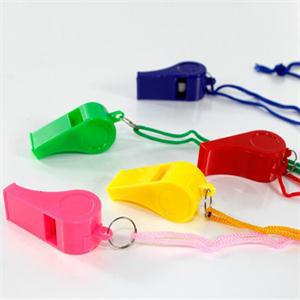 24pcs Plastic Whistle & Lanyard School Soccer Sport Cheerleading Whistle Training Football Whistle Referee Whistle Random