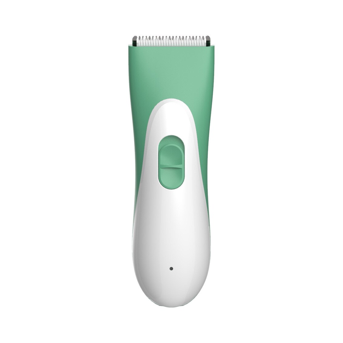 Baby Waterproof Hair Clipper Child Hair Clippers Electric Quiet Trimmer Child Silent Cutting Machine Suction Hair Shaver: green