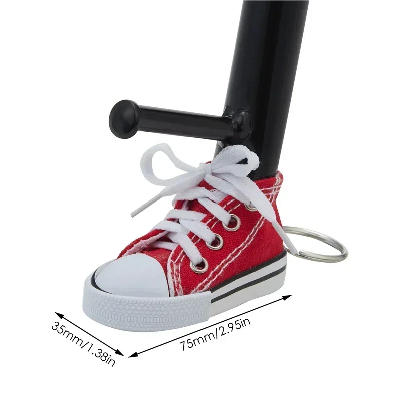 1Pc Motorfiets Stand Schattige Mini Canvas Schoenen Zijstandaard Fiets Standaard Pad Motorfiets Leg Brace Moto Equipement
