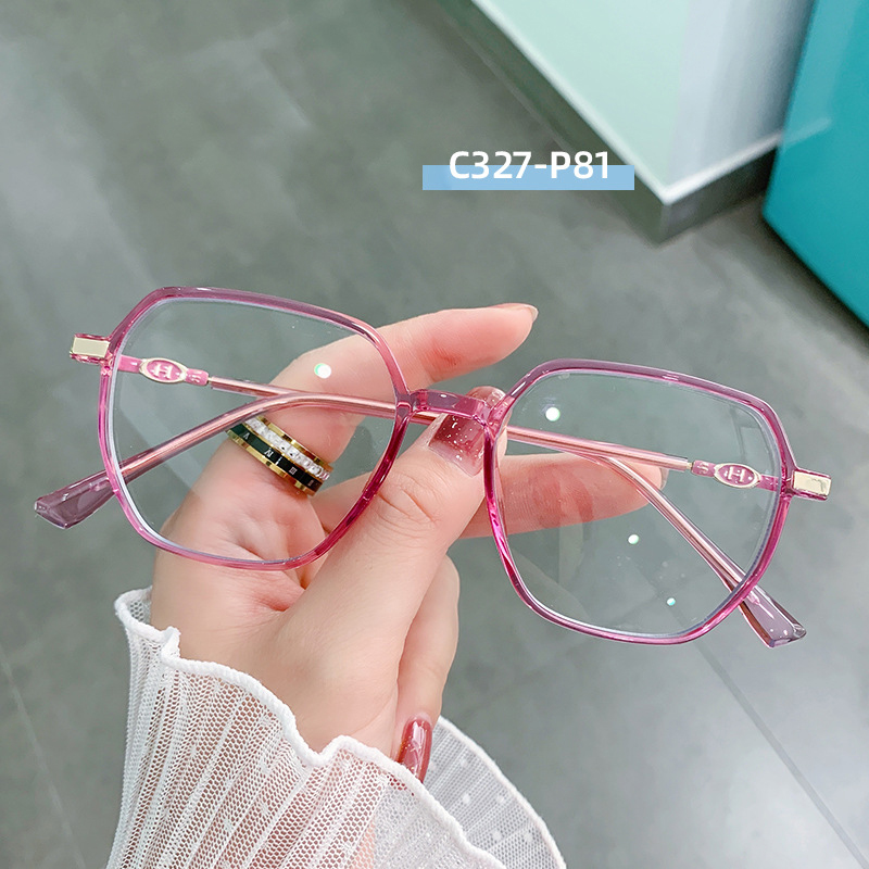 Women Full Rim Optical Eyeglasses Frame Optional Colors Prescription Glasses TR-90 Eyewear Blue Light Blocking: Blue