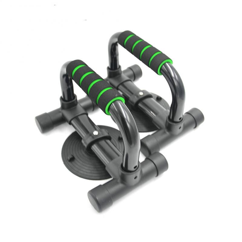 Push up-stænger skridsikre pushups bredt håndtag komfortgreb træningsudstyr multifunktions push-up-beslag fitnesstilbehør: Grøn