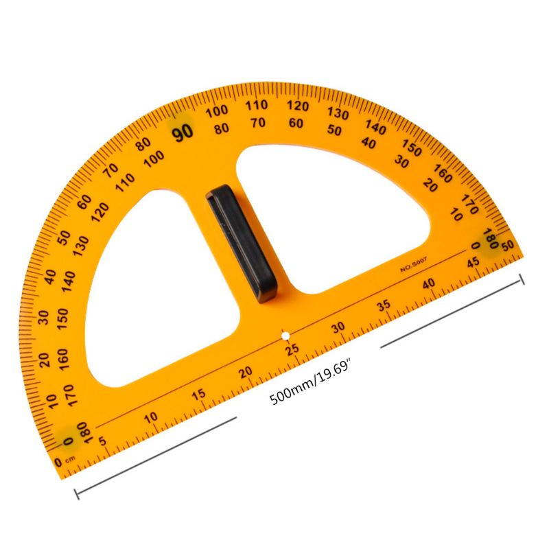 Juego de reglas de enseñanza multifunción, Regla de medición de transportador triangular, herramientas