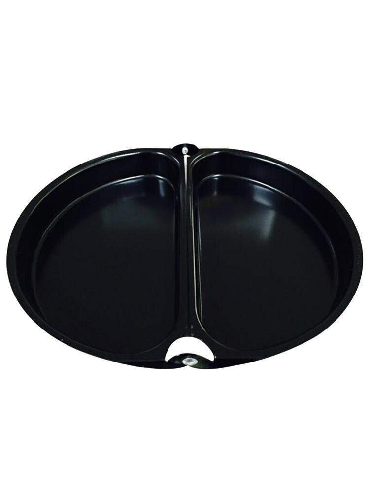 Küche Pfanne Braten Pfanne Mit Klapp Griff Nicht-Stock Pfanne draussen Tragbare Faltbare Topf Schwarz Und Weiß Mit aufbringen braten