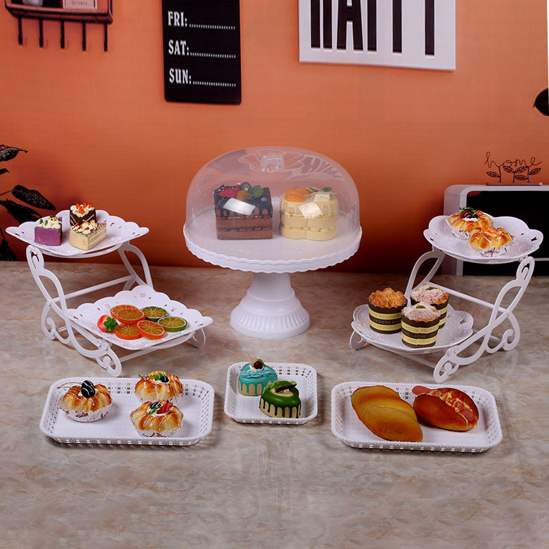 Birthday Cake Stand Display Stand Removable Dessert Tray Stand Birthday Party Snack Fruit Plate Display Stand Party Supplies