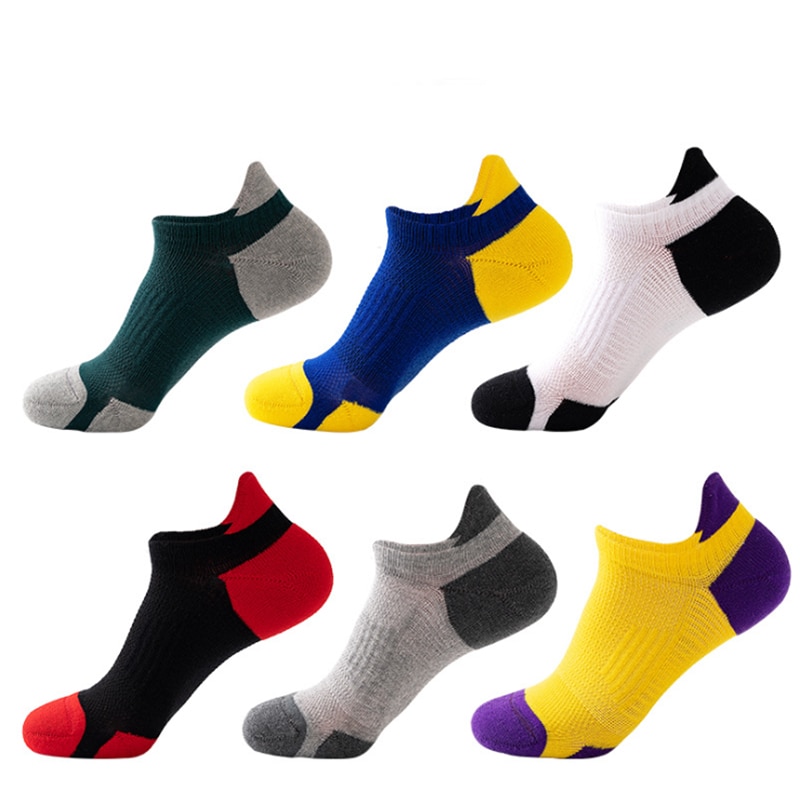 Calcetines de compresion para hombre, Mulaya, Color sólido, deportivos, baloncesto, correr, fútbol, exteriores, transpirables, antideslizantes, cómodos