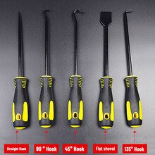 9Pcs Precision Scraper Pick Hook Kit Gasket Scraping Hose Removal Tool Set
