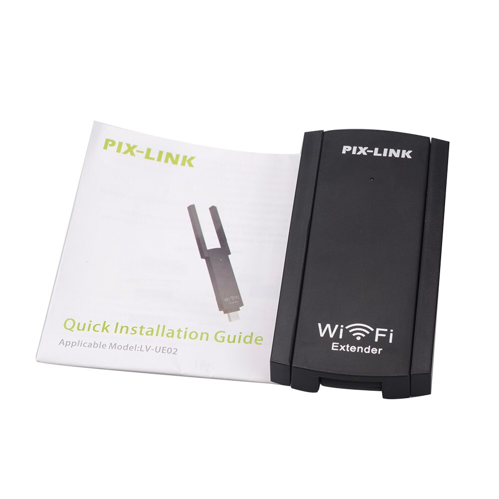 PIX-LINK USB Wireless Wifi Repeater Range Extender Dual Antenna 300Mbps 802.11b/g/n Wireless Wi-Fi Signal Booster Amplifier