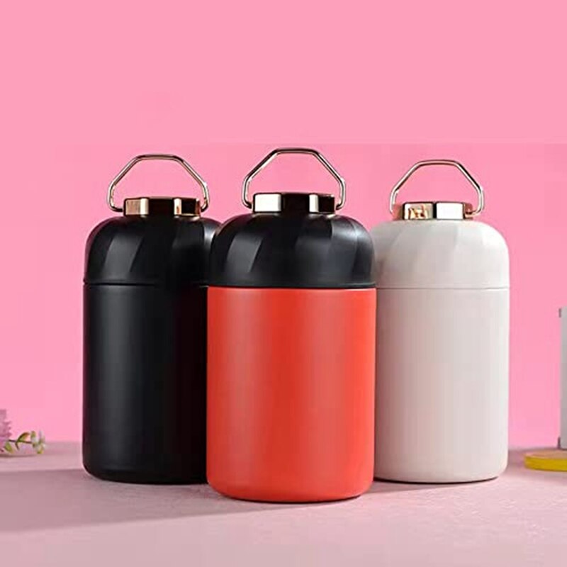 Vacuum Insulated Lunch Container Food Flask Stainless Steel Insulated Food Jar Food Containers 600Ml Food Jar