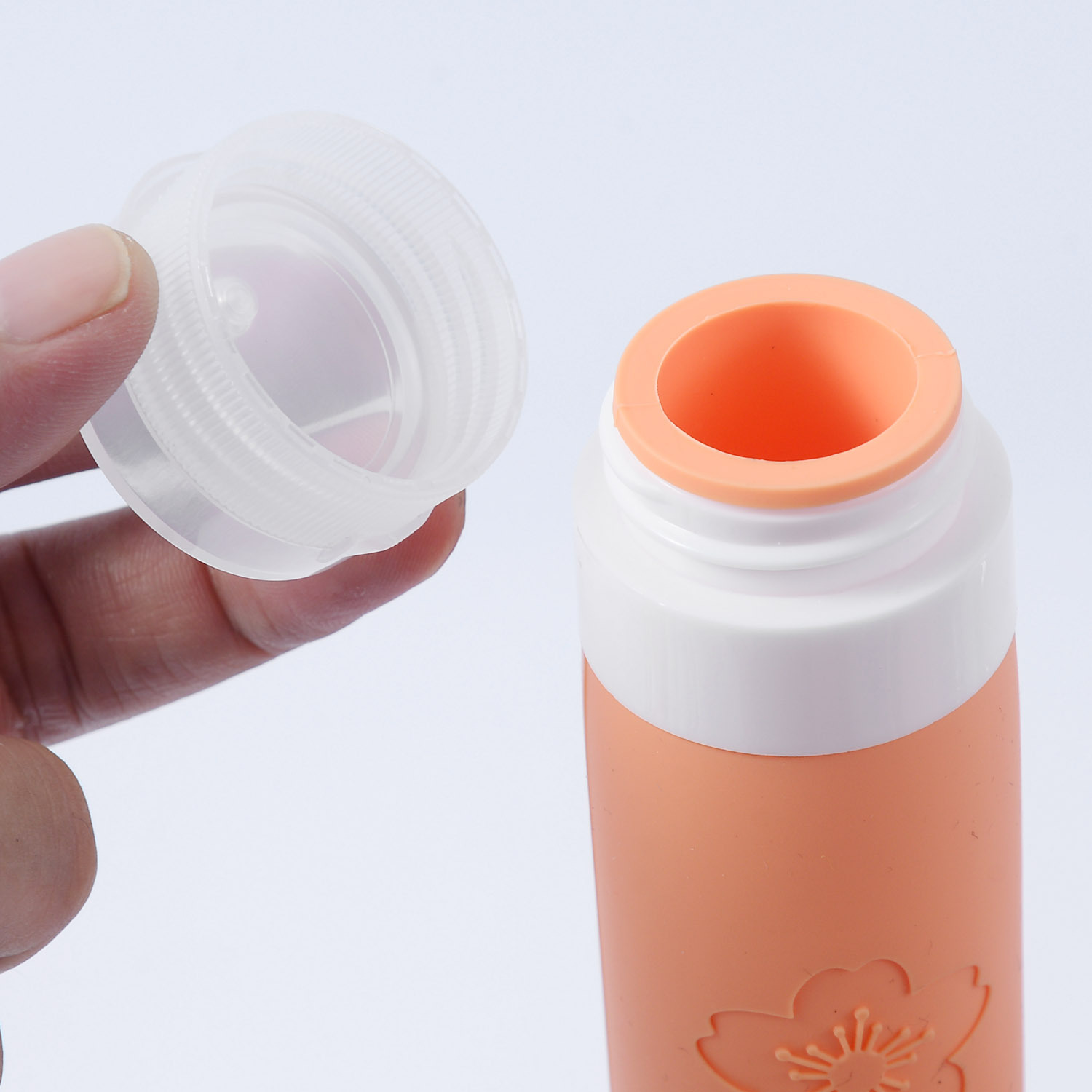 17- pack reseflaskor, tsa-godkända, läckagesäkra, klämbara silikonbehållare för toalettartiklar, balsam, schampo och lotion