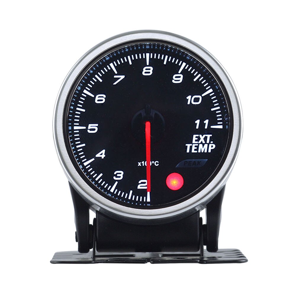2&quot; 52mm Car Exhaust Temperature Meter With Sensor EGT Exhaust Gas Temperature Gauge Exhaust Gas Temp Gauge EXT Gauge Auto Meter