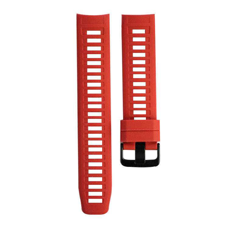 Watchband for Garmin Instinct Silicone Watch Strap fit Instinct 2/Esports/Tide/Solar: Red