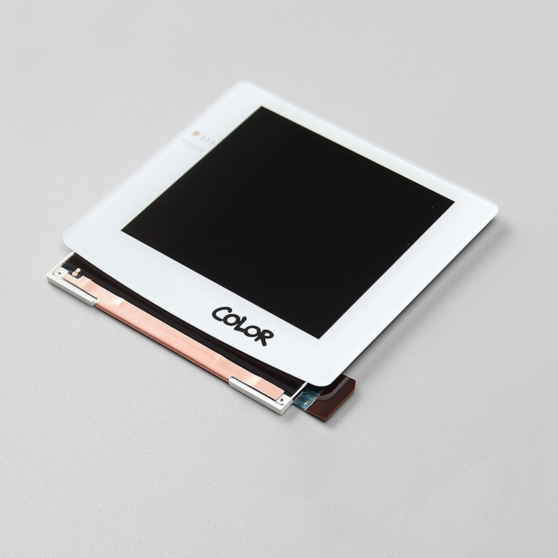 Funnyplaying Voor Gbc Retro Pixel Ips Lcd 2.0 Hoge Licht Backlight Display Gelamineerd Panel 2.0 Scherm Voor Gameboy Kleur: white