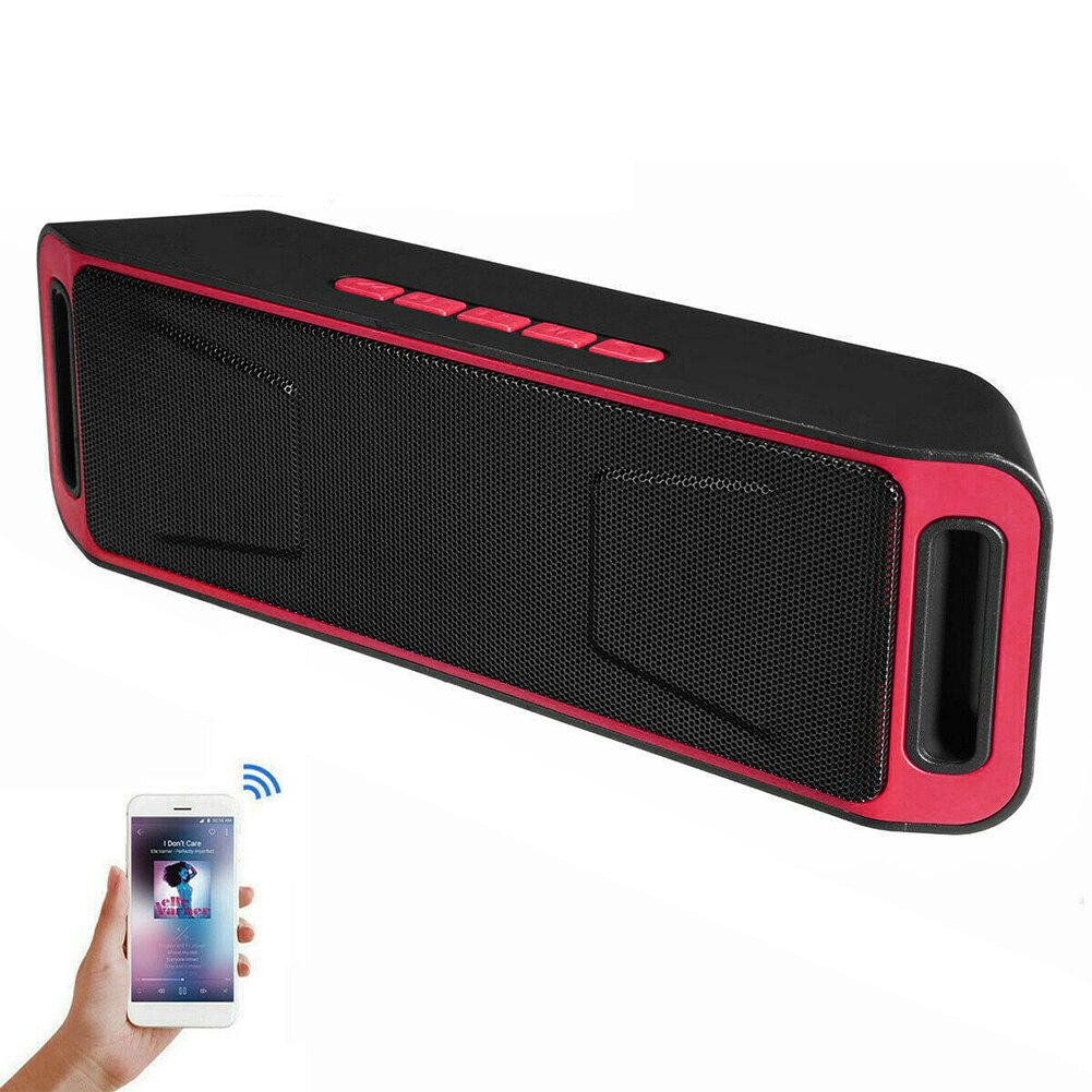 40W Portable Bluetooth Speaker Draadloze Outdoor Stereo Waterdichte Usb/Tf/Aux Fm Speaker FKU66