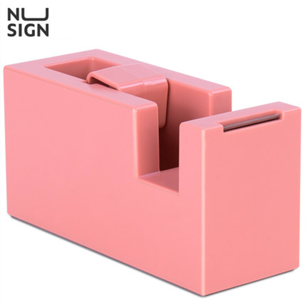 Nusign-cortador de cinta con asiento de cinta, fácil de cortar, pequeño asiento de papel, máquina de cinta creativa colorida para uso en el hogar, escuela y oficina