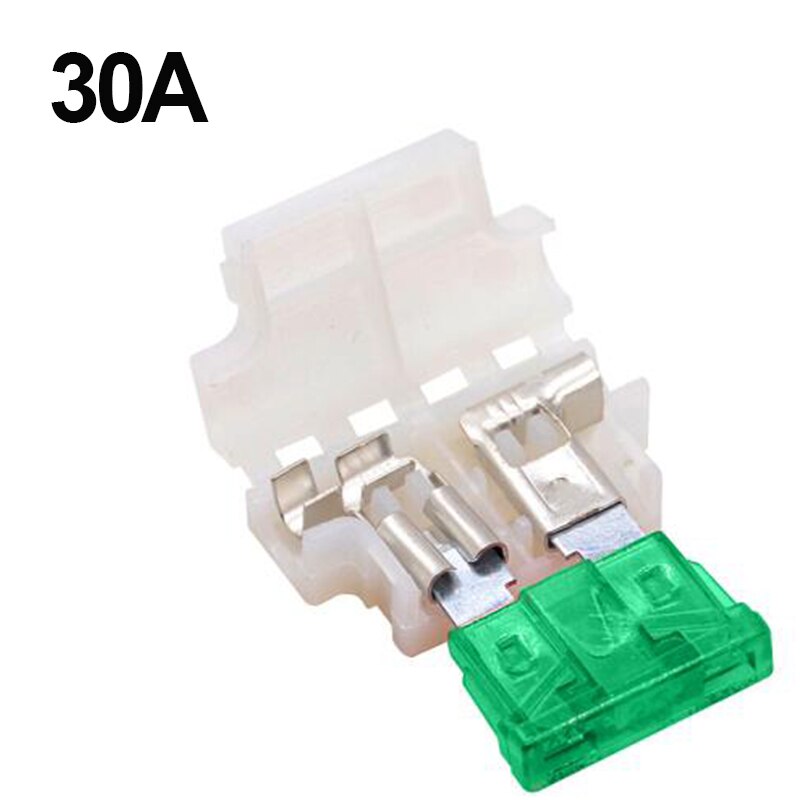 10Sets Auto Standaard Midden Zekeringhouder + Auto Boot Truck Atc/Ato Blade Fuse 3A 5A 10A 15A 20A 25A 30A 35A 40A: 30A