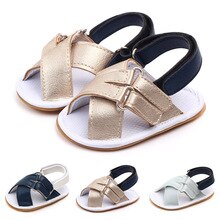 Patch kleur Baby meisjes sandalen Pu leer Rubberen zool baby Wieg schoenen baby Mocassins sandalen schoenen