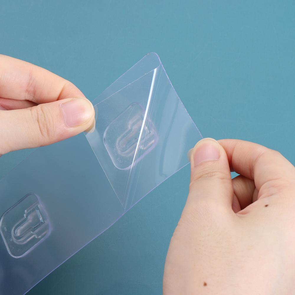 PVC perforierte stanz freie Zauberstab steckdose Router Halfter Buchse transparente Lagerung selbst klebende Kabel Wohnkultur Organizer