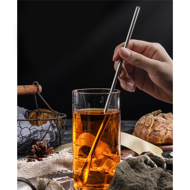 Stainless Steel Spoons For Cooking Honey Server Tea Coffee Stirring Spoons Paint Color Honey Tea Scoops Coffee Accessories