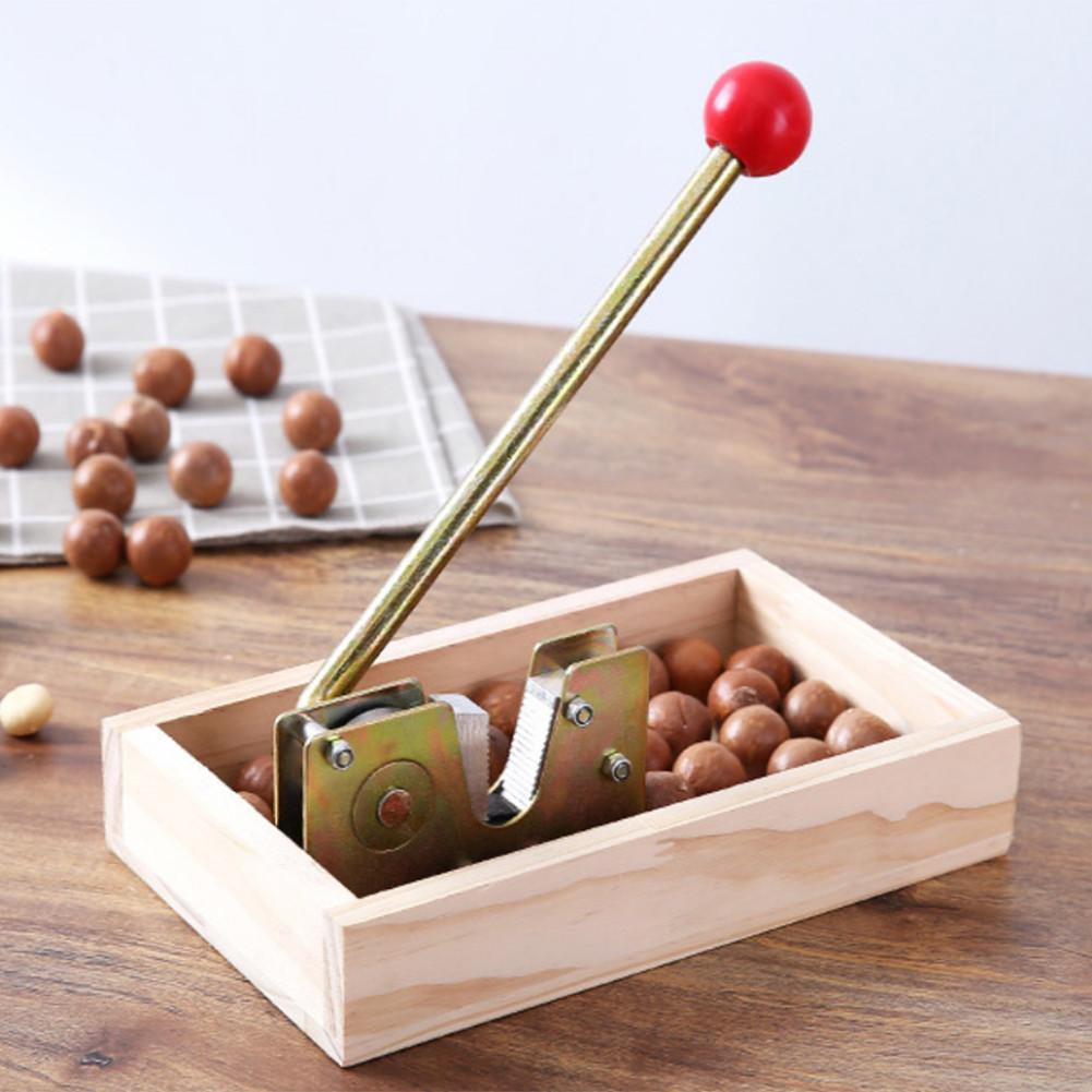 Pinzas para nueces Cascanueces creativas, abridor de nueces de alta resistencia, máquina peladora con mango de Metal duradero para avellanas y almendra