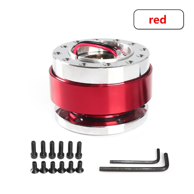 Volante universale Snap Off Adattatore mozzo a sgancio rapido Kit Boss 8 colori disponibili: Rosso