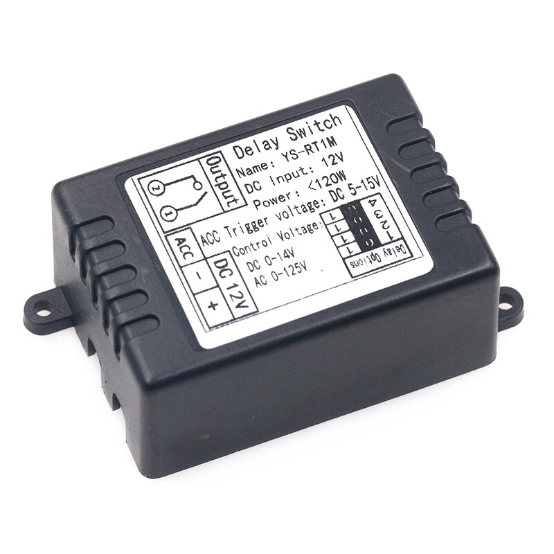 Power-on forsinkelse relæ switch modul trigger delay  dc 12v 60s programmerbar forsinkelse controller: Rt1m