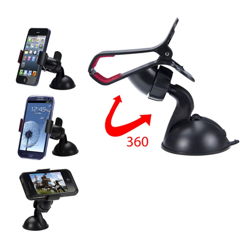 Universal Car Windshield Mount Holder For iPhone 5S 5C 5G 4S for iPod GPS for Samsung 0619