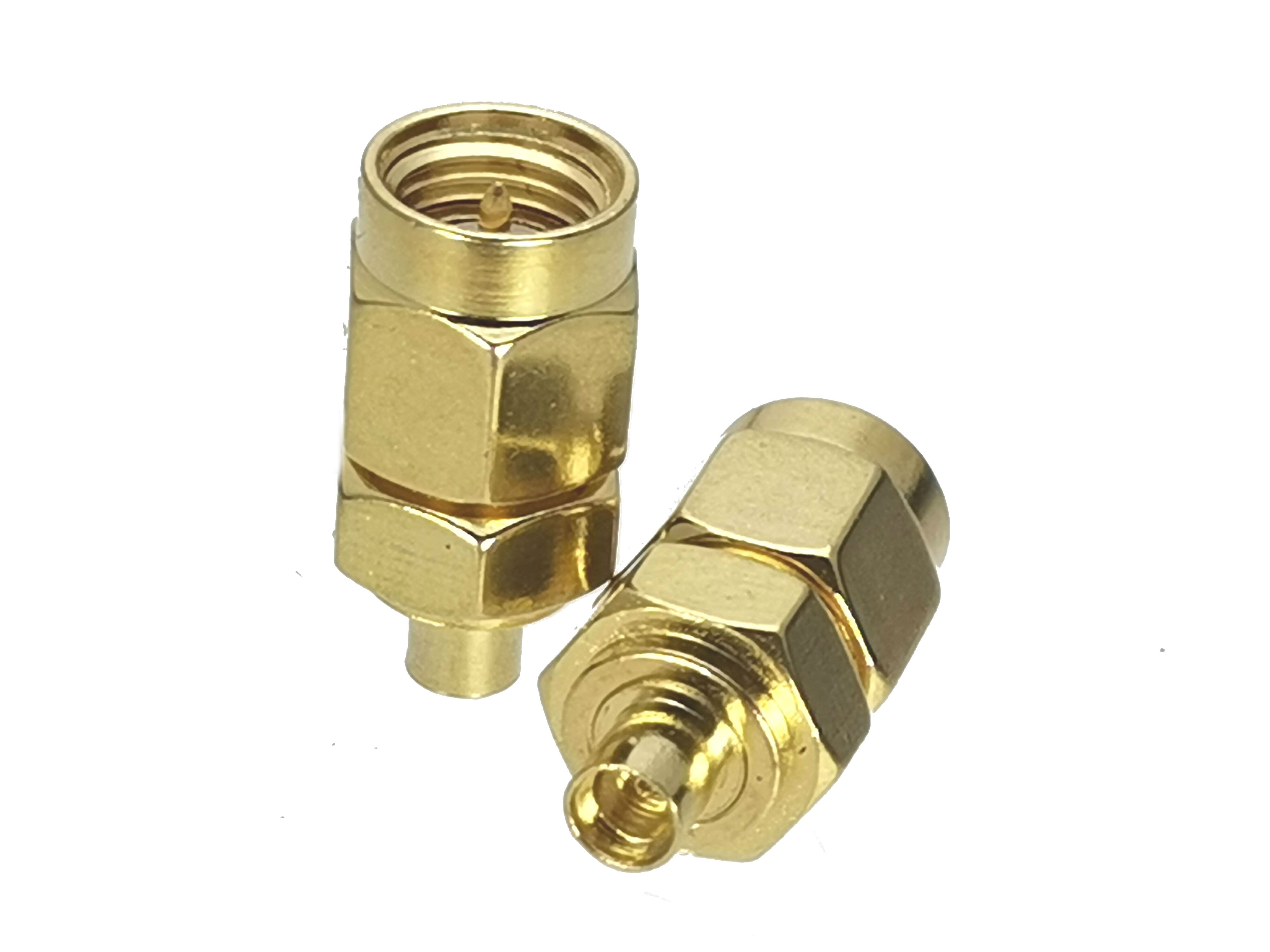 1Pcs SMA to SMB / MCX / MMCX / SMC / CRC9 / TS9 / SMA / IPX U.fl Male plug &amp; Female jack RF Coaxial Adapter connector Converter: Type 10-1pcs
