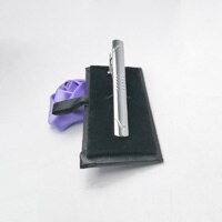HUISHI Krawatte Stift Schließe Bar Krawatte Clips Für Männer Silber Farbe Männlichen Metall Kupfer Geschäft Krawatte Clip Herren Krawatte Clips: CL270