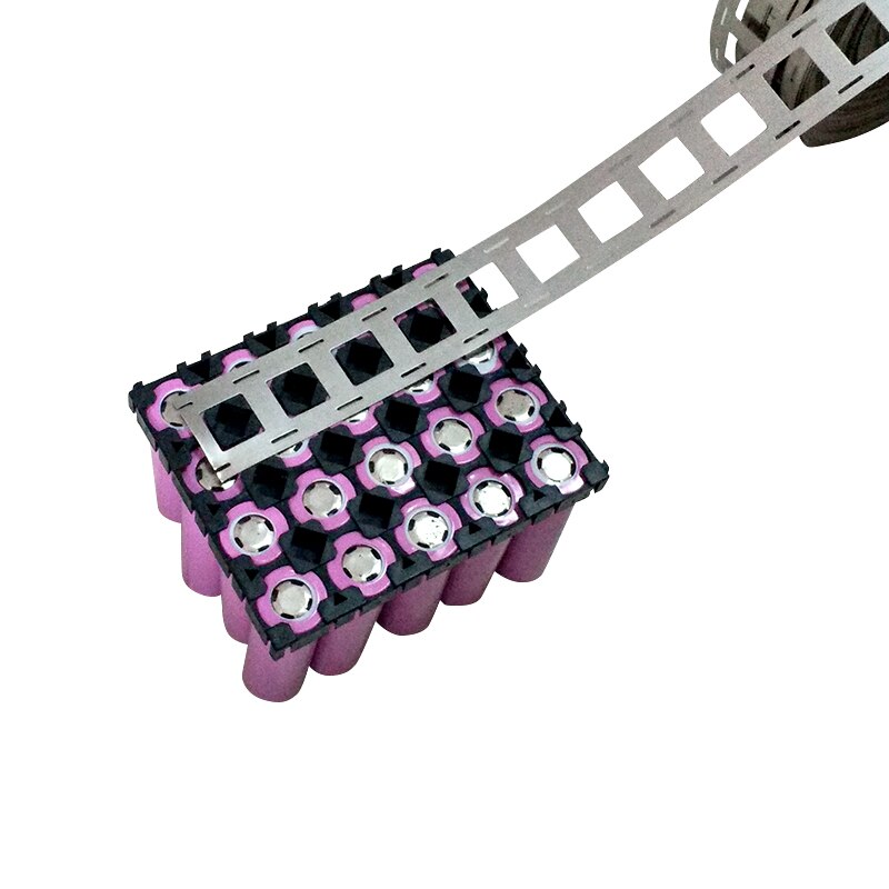 2M nickel strip 18650 Lithium Battery Pack Making Nickel Strips 2P Two batteries in parallel welded Nickel plated steel strip