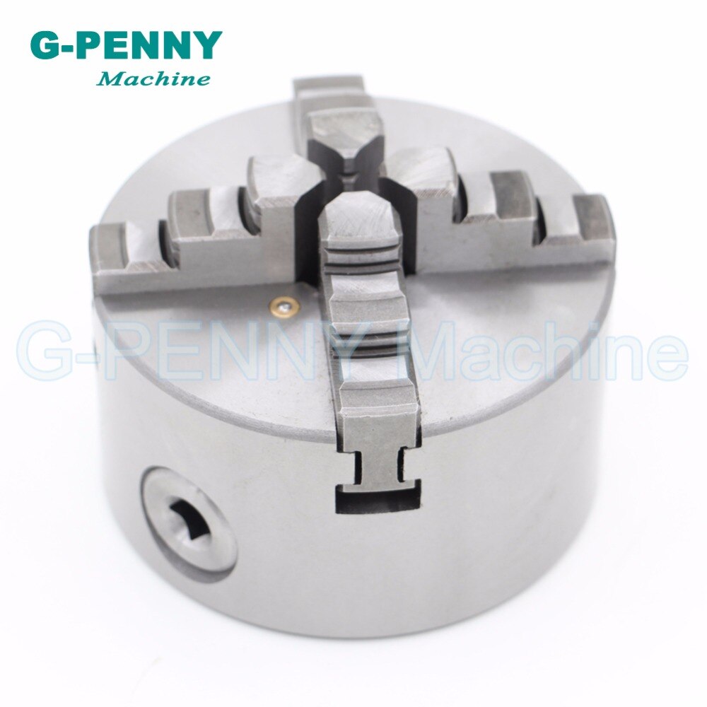 CNC 4th axis / A axis 100mm 4 jaw Chuck self-centering manual chuck four jaw for CNC Engraving Milling machine CNC Lathe Machine