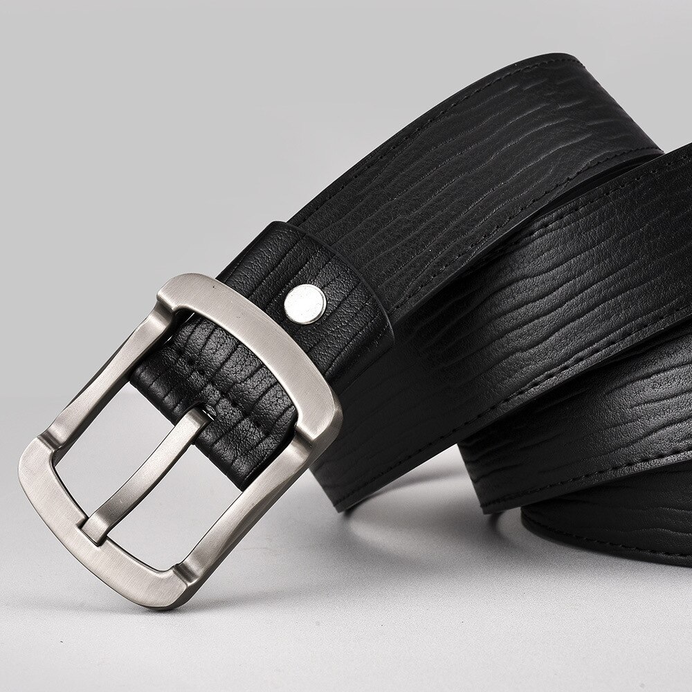 140 150 160cm de talla grande cinturones para hombres hebilla de Pin de cuero Vintage correas de cintura de gran tamaño accesorios de cinturón Cinto Masculino: C / 120 cm