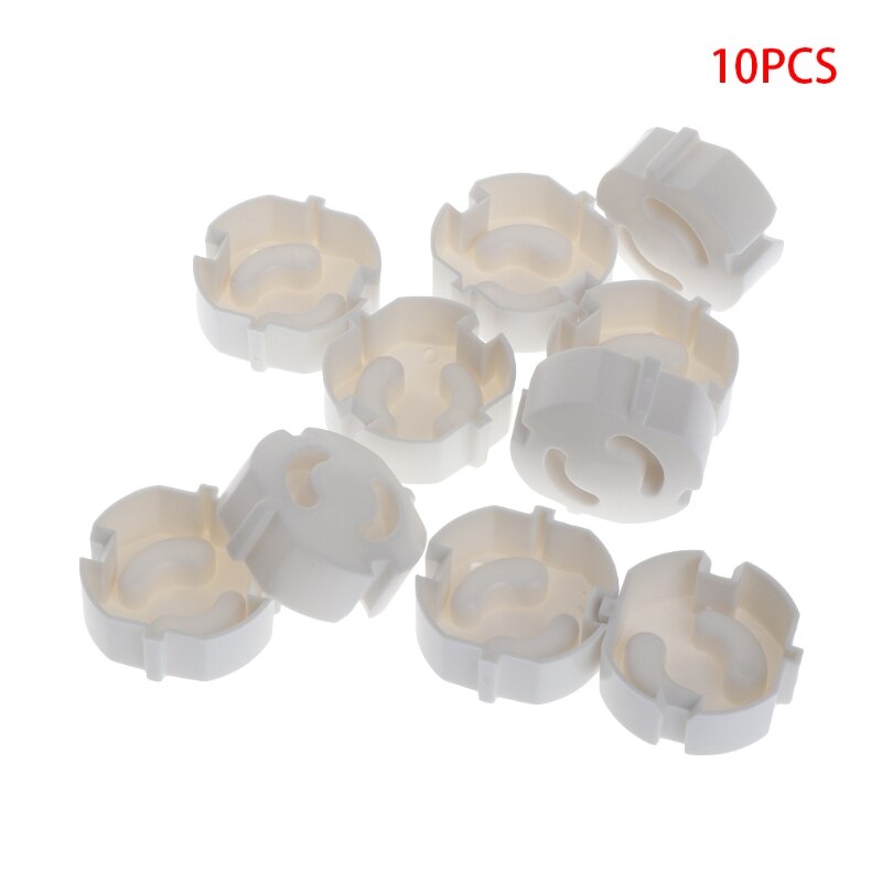 10 Stuks Baby Veiligheid Stopcontact Cover Beschermende Kind Veiligheid Plug Guard 2 Gat