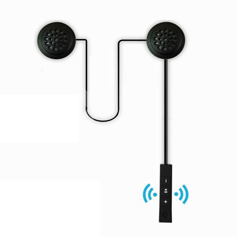 Ultra-dünne Motorrad Helm bluetooth Headset Wirless Kopfhörer Helm Lautsprecher Freisprechen mit Schwamm Mikrofon zubehör: 02