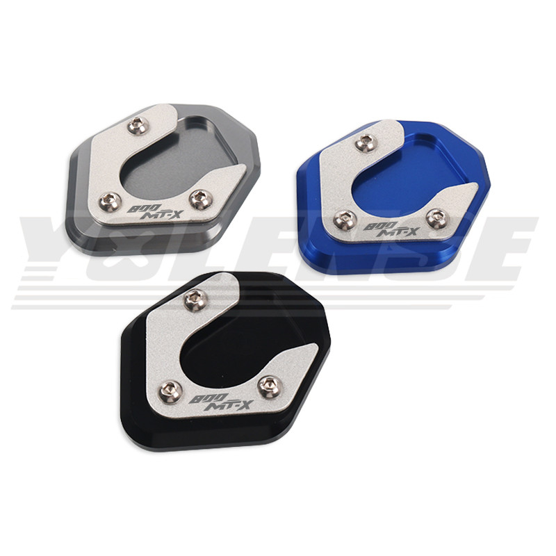 Suporte lateral para motocicleta, suporte lateral para extensão de pé, placa lateral para 800mt 800 mt 800mtx