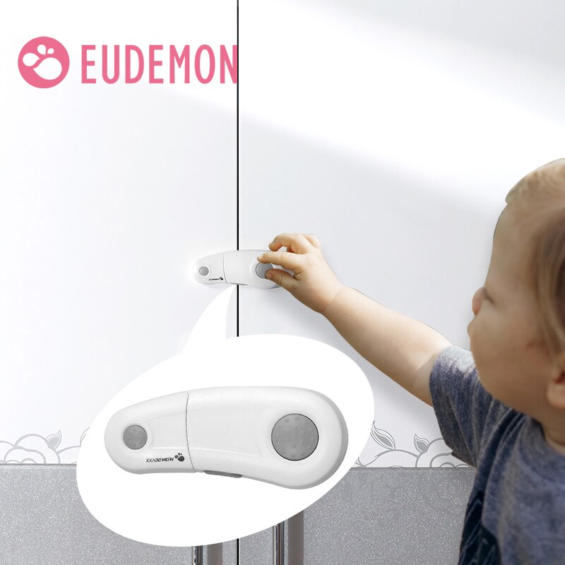 EUDEMON Cabinet Lock Drawer Cupboard Refrigerator Door Desk Plastic Locks Protection from Children Baby Child Safety Latch