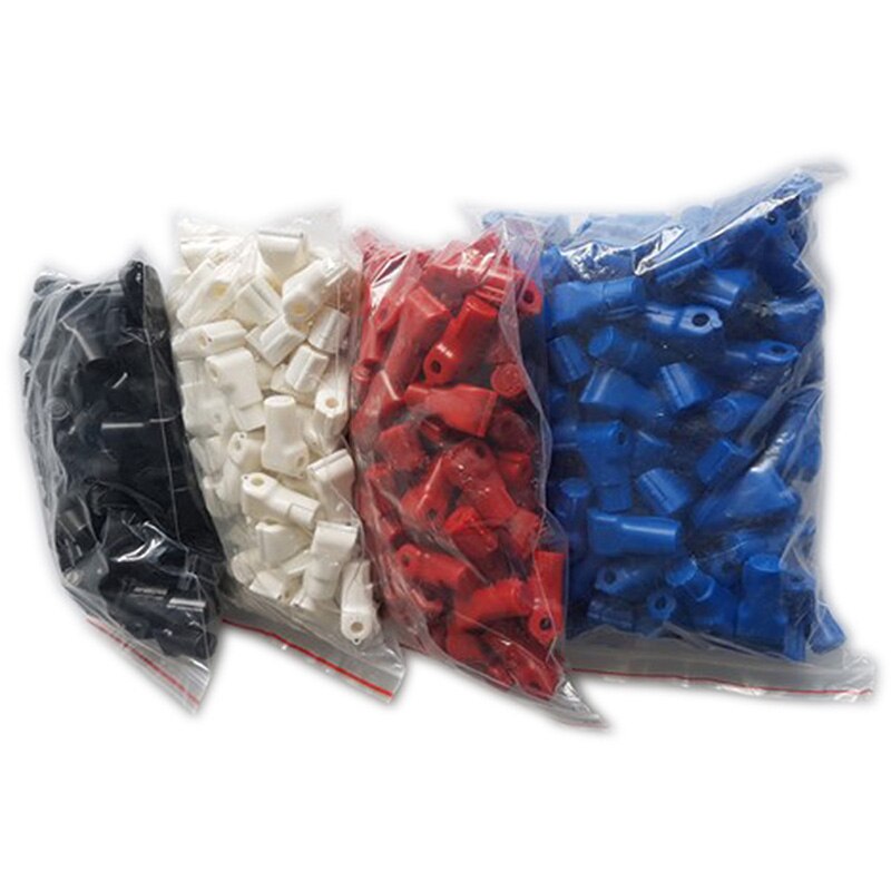 (100Pcs + 1Pc) Retail Beveiliging Winkel Stop Lock En Ontkoppelaar, voor Stem &amp; Peg Display Haken Anti-Diefstal Anti Sweep