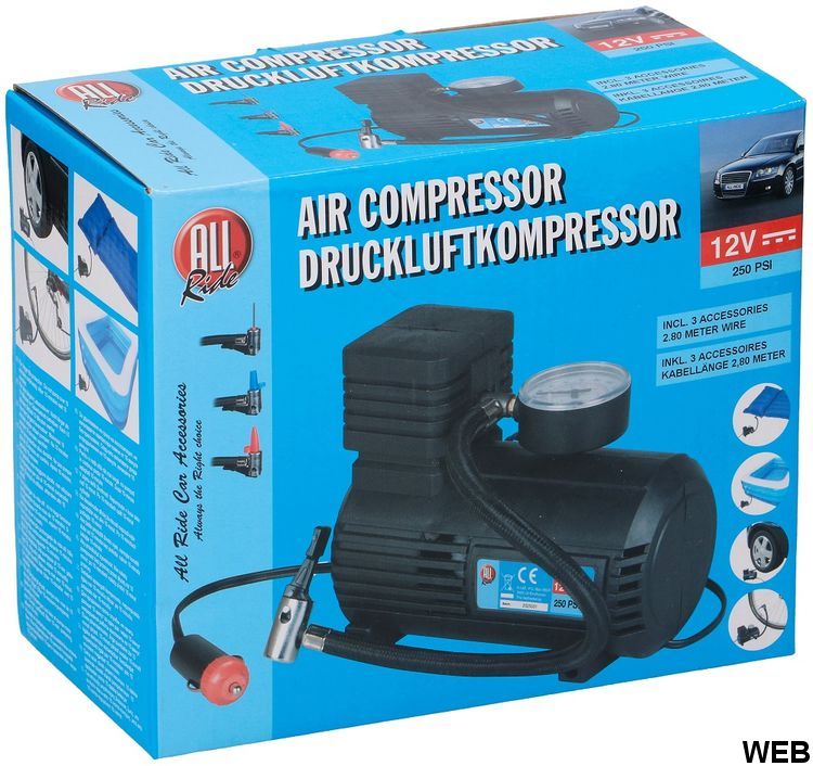 Compressor 12V / 250Psi Auto Alle Rit