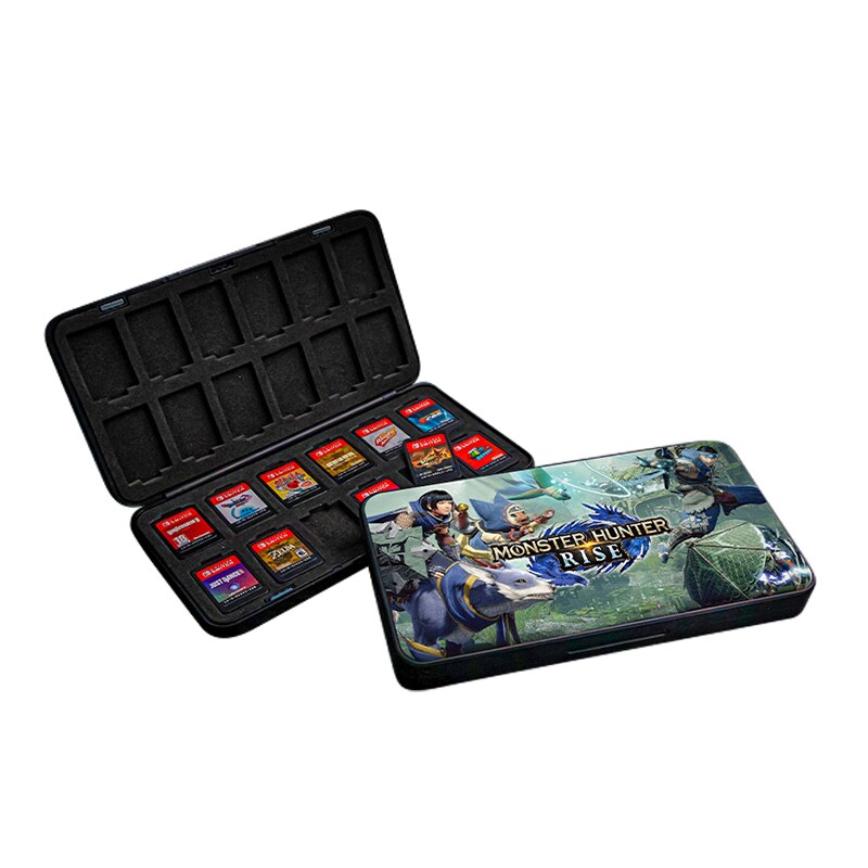 Tapa de balancín con interruptor, paquete de protección del tema Monster Hunter, película de acero, funda de mango, paquete de protección completo: Card box  Hunter