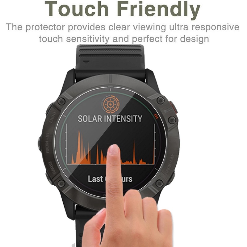 Film de protection d'écran en verre trempé pour Garmin Fenix 7X 7S 7 6X 6S 6 Pro Garmin Fenix 5 5S 5X Plus Protecteur d'écran pour Garmin Fenix 7X 7S 7 6X 6S 6 Pro Garmin Fenix 5 5S 5X Plus