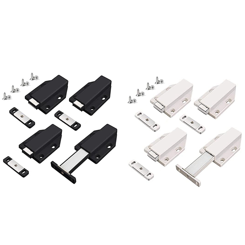 Push Klink Zware 4 Pack Push To Open Kast Hardware Magnetische Contact Vergrendelingen Voor Grote Deur Push