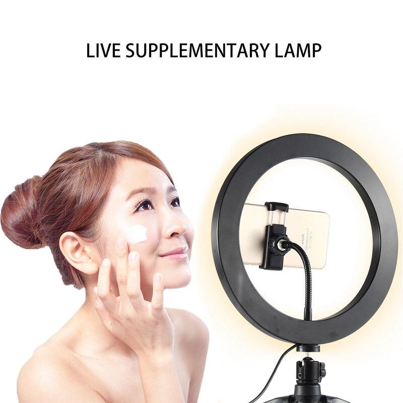 10 ''45 cm Dimbare LED Ring Licht Lamp 60Ws 3000 ~ 6000 K 480 LED met Licht Stand voor foto Video Verlichting Kit Led Ring Licht