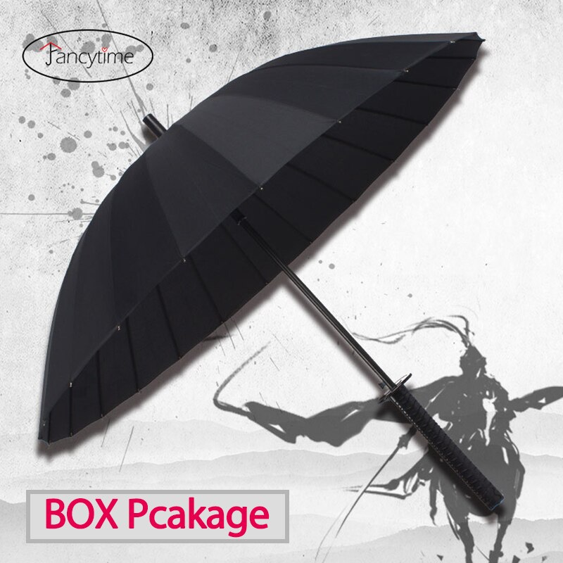 Parapluie Katana épée samouraï japonais 24K | Parapluie de fantaisie, parapluie Katana à longue poignée hommes femmes, parapluies pluie classique Z560