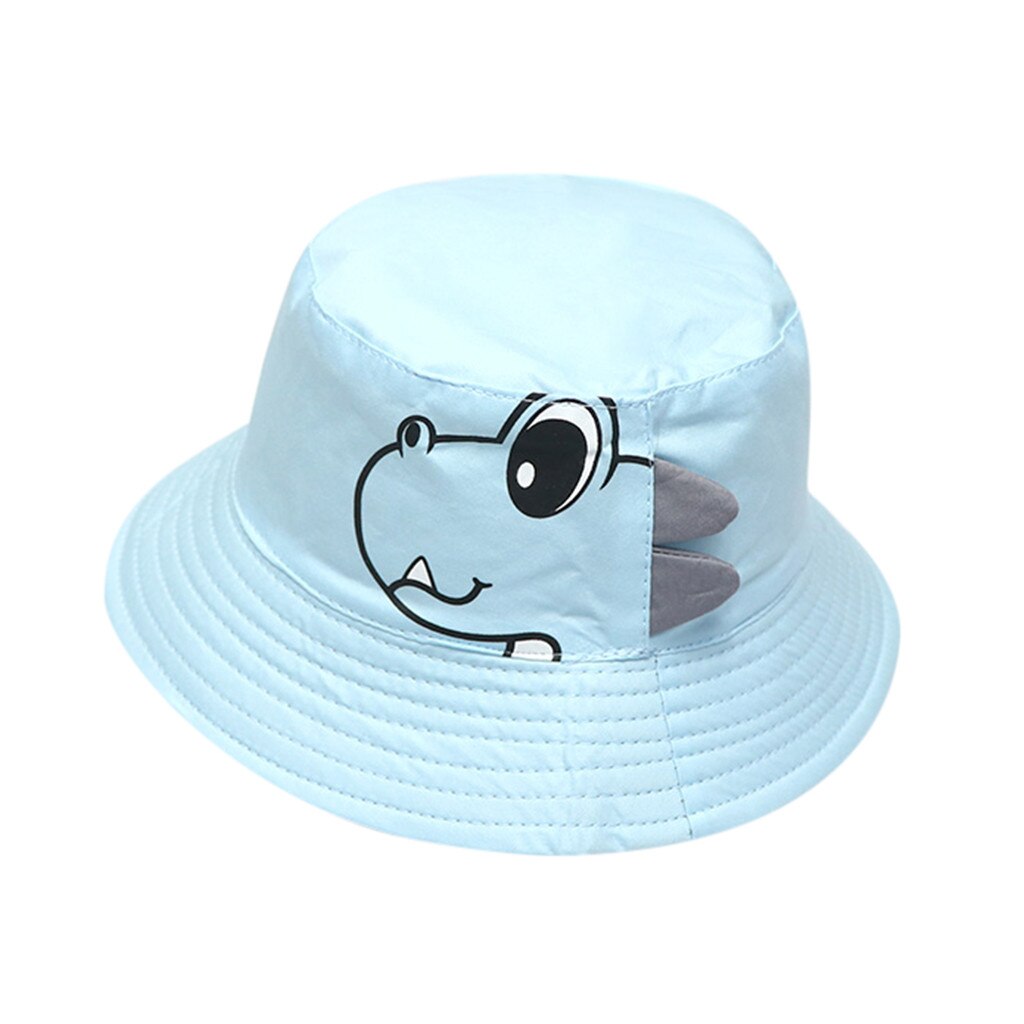 Zomer Emmer Hoed Baby Boy Hoeden Zachte Katoenen Zonnehoed Dakrand Baseball Potten Cap Zonnehoed Fold Strand Zonnebrandcrème Visser Hoed Gorro #45: LB
