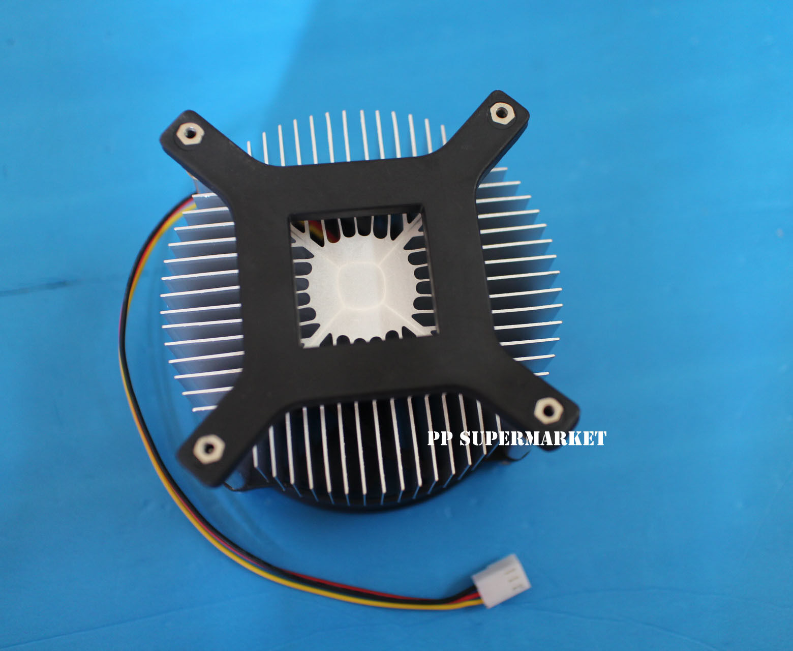 1set Aluminium Heat Sink Cooling Fan 50W 100W High Power Led Light 95*95*55mm